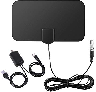 DollaTek Antenna TV digitale 50 Miglia Amplificatore di segnale Gamma TV compatibile HDTV Antenna 4K DVB-T2 interna ATSC