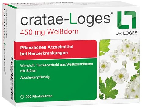 cratae-Loges 450 mg - 200 Tabletten - Pflanzlich bei Herzerkrankungen¹