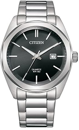 Citizen Analoge Herren-Armbanduhr mit gelbem Ziffer
