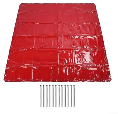 Besttoolifes Écran de soudage ignifuge 5 x 1,7 m résistant à l'eau UV en polyéthylène pour ateliers industriels