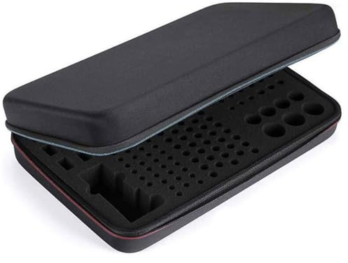 Large Capacity Battery Holder - 40x27x9 Household Storage Case With Hardshell | Waterproof Hard Organizer Box, Multi-Size Battery, Suitable For AAA AA C D 9V Cells, Durable Protective Bag,