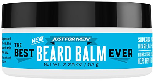 Just For Men The Best Beard Balm Ever, Stlying Balm with Oatmeal, Aloe, Chamomile, and Jojoba Oil, 2.25 Fluid Ounce