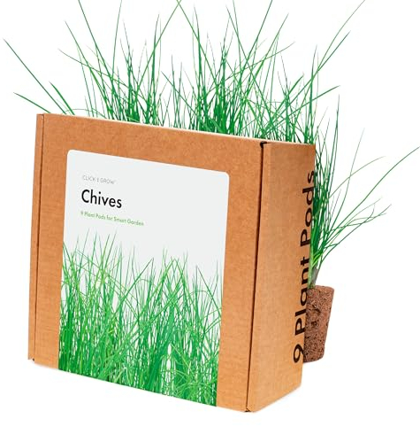 Schnittlauch Click and Grow, Nachfüll Pack, 9-pack, Indoor System, Smart Garden für Ihr Zuhause, starkes Aroma für die Küche