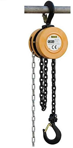Ayerbe AY-1000-P Polipasto Manual de Cadena con Capacidad de Carga de Hasta 1000 kg