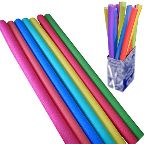 RiToEasysports Fideos de Piscina de 2 Piezas con 2 Conectores Tubo de Espuma de Fideos de Piscina Flotante de 59 Pulgadas