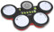 Bontempi | BeatLume - Percussioni Elettroniche che Illuminano e Incantano, Nero, 390x250x65 mm