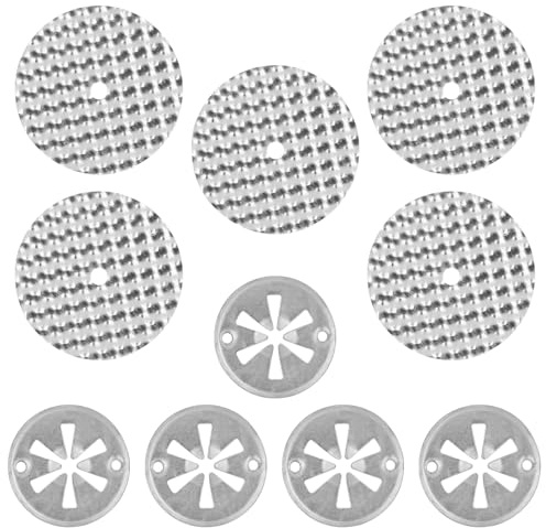 10 Stk Hitzeschutzplatte Reparatursatz für Auto, Sicherungsscheiben Haube | Hitzeschutzblech 52mm Klemmscheiben, Hitzeschutzblech 30mm, 5 Sets Hitzeblech Auspuff Reparatursatz für Verschiedene Autos
