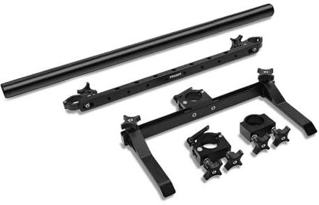 Support de trépied Double PROAIM pour Chariots de Production Victor Cart et Atlas. Charge utile jusqu'à 50 kg. Comprend Une Tige, Une Barre transversale et des Pinces (VCTR-TH-01).