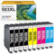 Glliter 503XL Patronen für Epson 503 503XL Multipack Kompatibel mit Epson Workforce WF-2960DWF für Epson XP 5200 Druckerpatronen für Epson Workforce WF-2965DWF Expression Home XP-5205 (10er-Pack)