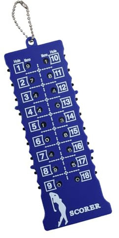 Golfs Handy Count Shot Sport Clicker Rechteck Keychain Golfs Score Anzeigen 18 Loch Strokes Counter Handheld Torschütze