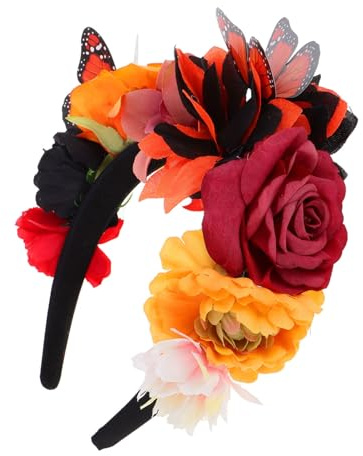 MUSISALY Diadema De Flores y Para Cosplay Accesorio Floral Elegante Para Fiestas y Eventos Adorno De Cabeza Inspirado La Naturaleza Para Mujeres