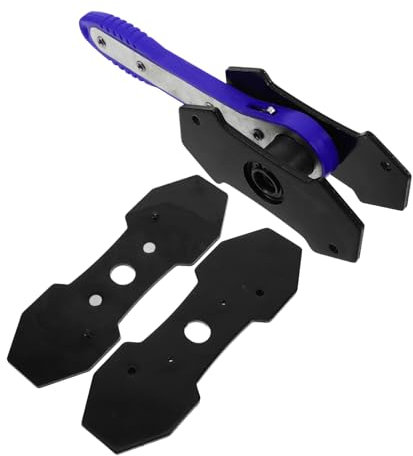 PRETYZOOM Pinze Freno Cricchetto in Acciaio Con Piastre Kit Utensili Per Pressatura e Allargamento Pistone Installazione e Regolazione Blu Per Impianti Frenanti Auto