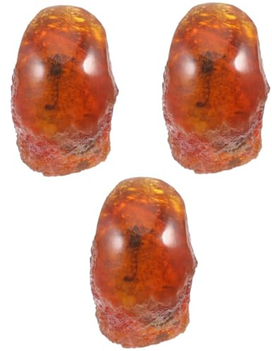 Alipis 3 Piezas Especimen de Decorativo de Adorno de Piedra para Decoración de Interiores