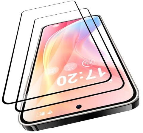 VideoSecu 2 Stück für Panzerglas für Samsung Galaxy S23 Schutzfolie, 9H Härte Blasenfreie Gehärtetes Glas Displayschutzfolie Touchgenauigkeit, Kratzfest, Ölfrei, Vollständige Abdeckung