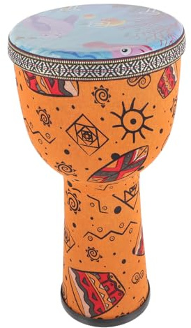 8-zoll Djembe Trommel aus Pvc für Erwachsene und Anfänger | Handtrommel, Leichtes Design, laut Klingend, für Kinder Geeignet, Bühne und Unterricht