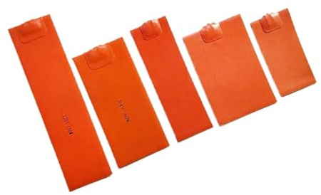 YAKUFAST 5V 12V 24V 36V 48V 110V 220V 380V Silikon-Heizkissen, quadratische Gummi-Heizmatte, beheizte Bettplatte, flexibel, wasserdicht, for 3D-Drucker(150x50mm 20W,220V)