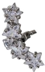 BABIBAOBEI Auriculares con clip de diamantes de imitación, accesorios para auriculares, 1 unidad, reducción de ruido, impermeable, accesorio brillante