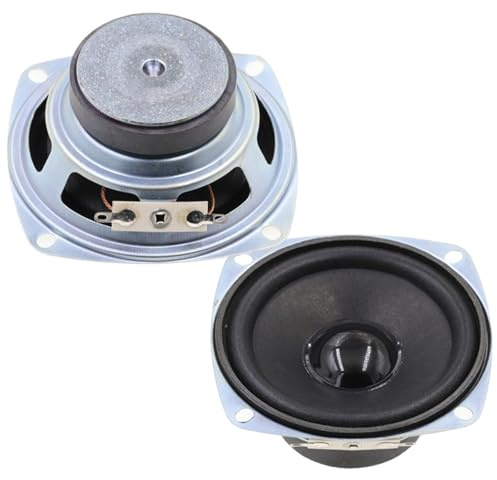 Zqxnt 2 altoparlanti a bassa frequenza da 7,6 cm, 4 Ohm, perfetti per radio, citofoni e sistemi audio
