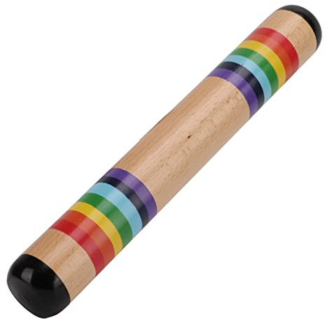 aqxreight Jouet Bâton de Pluie en Bois pour Activer Les Sons des Gouttes de Pluie, Améliore l'apprentissage Précoce et Le Jeu de Développement, Convient pour Les Réunions de Famille et Les activités.