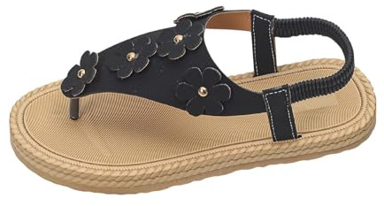 Sandali ortopedici da donna con separatore per le dita, infradito piatte boho per spiaggia estiva e uso quotidiano - Perfetto regalo di San Valentino