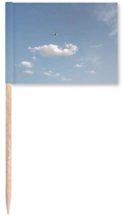 offbb Nube Aire Plano Palillo de Dientes s Marcador Topper Decoración del Partido
