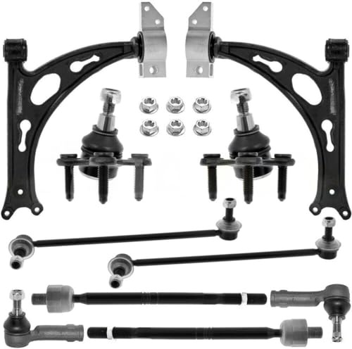Kit brazo de suspensión delante compatible con SEAT ALTEA 5P LEON 1P TOLEDO 3 compuesto por 10 autopartes