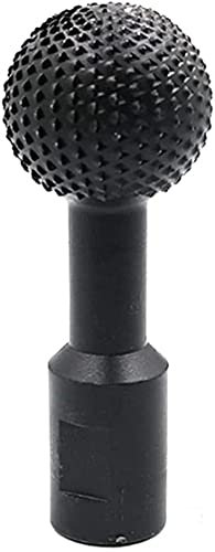 Lima giratoria esférica de acero, Fresa Giratoria Esférica Rápida Acero,Lima giratoria Amoladora angular Rectificado Cabezal de pulido,para taladro, pulido y grabado (10mm)