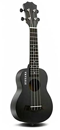 EIFINE 23-Zoll-Konzert-Ukulele, Schwarze Hawaii-Minigitarre, 4 Saiten, Mahagoni-Ukulele