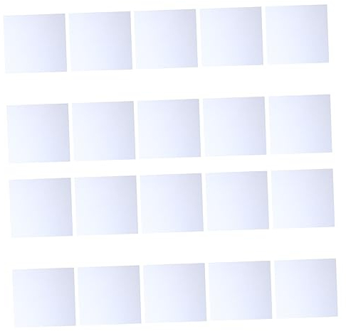 COHEALI 2 Sets Schmuckzubehör Perlenherstellung Patch Quadratischer Glasaufkleber Dekorativer Schmuck Für Heimhandwerk 10 Stück * 2