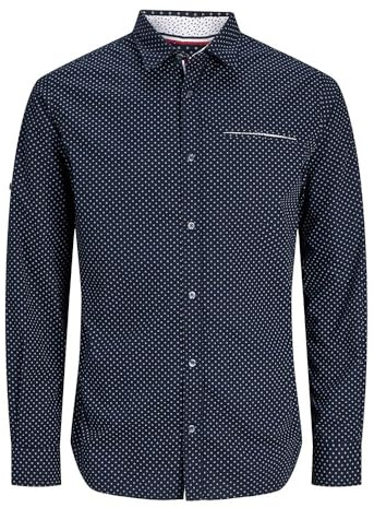 Jack & Jones Chemise pour Homme, Coupe ajustée, Sky Captain, XS