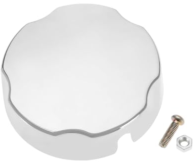 OTOTEC Manopola di controllo per vasca da bagno Pop Up Manopola rotante per vasca da bagno Scarico troppopieno Manopola di copertura in plastica cromata Tappo per vasca da bagno Accessori di scarico