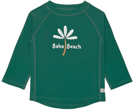 LÄSSIG Baby Kinder Schwimmshirt Badeshirt Langarm mit UV-Schutz/Long Sleeve Rashguard Palms Green, 13-18 Monate, Größe: 86