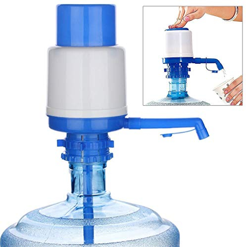 Bomba de agua potable, dispensador de agua manual, fuente for beber a presión manual, se adapta a la mayoría de los dispensadores de agua de 5,6 galones, ideal for acampar, deportes, hogar, escuela, o
