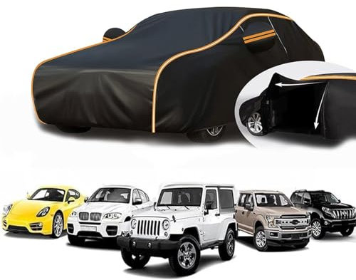 Autogarage Abdeckung Hagelschutz Kombi für Volkswagen Golf 5/Golf 6/Golf 7/Golf 8，Auto Plane Abdeckung Winter Autoabdeckung Outdoor Wasserdicht，Staubdicht Winddichte，Atmungsaktiv UV Schutz，Allwettersc