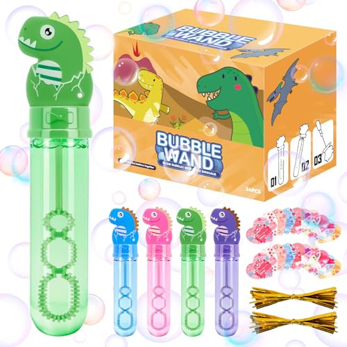 Ilauke Set di 24 bolle di sapone, 4 colori piccoli, 24 biglietti e cinturini per rilegatura, per matrimoni, compleanni, ufficio del registro, addio al celibato, feste
