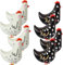 Pack de 8 Globos de Foil Gallina, Globo de Cumpleaños Animal, Globo de Foil Pollito, Globo Blanco y Negro Vacío Pollito, Globo Gallina Decoración de Fiesta de Cumpleaños Infantil