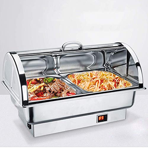 Electric Food Warmers for Parties and Buffets, Chafing Dish, 9L Buffet Servers and Warmers with Adjustable Temperature(35-80 °), Great for Keeping Food Being Fresh