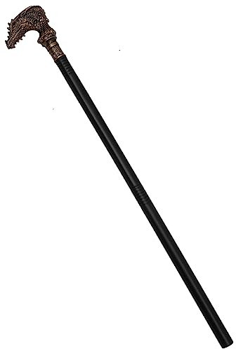 WRITWAA Halloween Punk Dragon Gehstock Cosplay Accessoire Für Kostümpartys Und Festivals Antiker Drachenstil Langlebig Und Sicher Aus Gefertigt