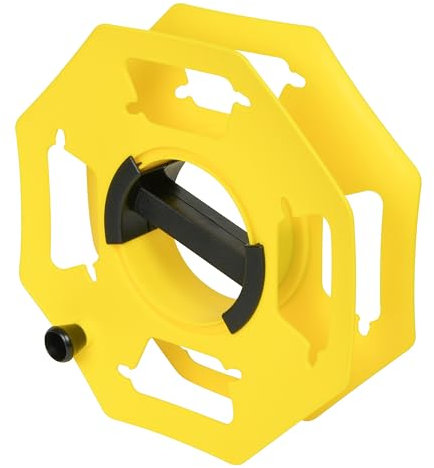 SLx Tidy Reel 25m Heavy Duty Cable Reel Empty Camping Electric Hook Up Cable Winder, Extension Lead Christmas Light Storage Holder for Caravan Leads Cables Cords and EV Charging Cables