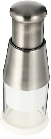UKCOCO Presse-ail Manuel Multifonction Inox Pour Coupe-légumes Hachoir Convivial Pour Ail Noix Et Sauces Outil Compact Facile à Nettoyer Et Ranger