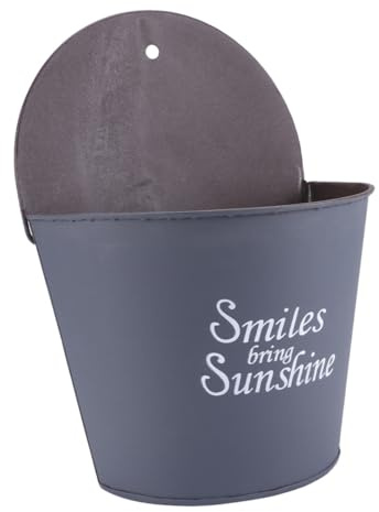 BESTonZON Fioriera Da Parete in Design Fioriere Per Esterno e Interno Adatta Per Pareti Ringhiere Porte d Ingresso e Davanzali