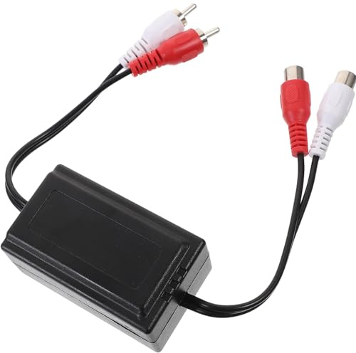 BUGUUYO Isolatore di Rumore Loop di Massa per Audio Auto Filtro Antirumore Stabile e Durevole per Stereo Casa e Autoradio Elimina Ronzio e Disturbi per Esperienza Audio Chiara