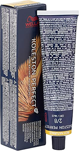 Wella Professionals Koleston Perfect Rich Naturals - Permanente Haarfarbe - Professionelle Coloration mit bis zu 100% Grauabdeckung & Me+ Farbtechnologie – 2/8 Blauschwarz, 60ml