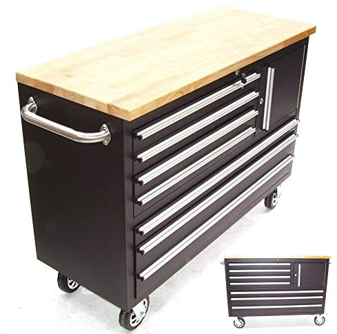 Werkstattwagen mobile XL Werkbank 66063 Werkzeugwagen Rollwagen Werkzeugkiste AWZ
