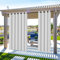 ele ELEOPTION Cortinas de Exterior, Cortina de Exterior Impermeable, Cortinas para Exteriores Resistentes al Viento y a los Rayos UV, para jardín, Patio (Blanco Leche (2 piezas/132 X 240CM))
