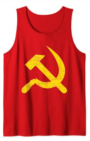 Marteau et faucille étoile CCCP Union soviétique rouge Débardeur