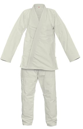 Bjj Gi Full UnBleached Jiu Jitsu Kimonos Gi 100% Cotton Perl Weave 450GSM (A3)
