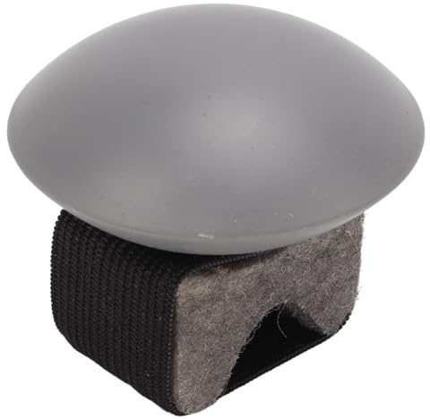 Shaker à Doigts pour Tambour Africain Instrument Doigt Sable Marteau Shaker à Doigts Ukulélé Instrument à Doigts Hochet Sable Marteau Percussion Clochette Mouvement Main Shaker (Gris)