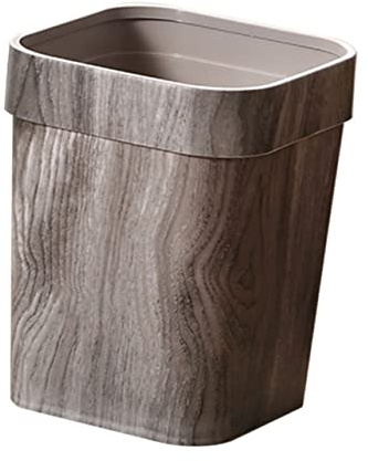 WOONEKY Kunststoffbehälter Mülleimer Metall Retro Mülleimer Behälter Katzenklo Outdoor Küche Behälter Für Lipgloss Edelstahlbehälter
