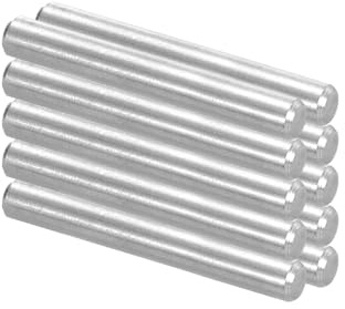 PATIKIL 10 Stück 304 Edelstahl Zylinderstift 5mm Durchmesser, 45mm Länge Dübelstifte Metall Regalstifte für Kleiderschrank Kommode Schrank Bücherregal Industrie Haushalt Möbel Regale
